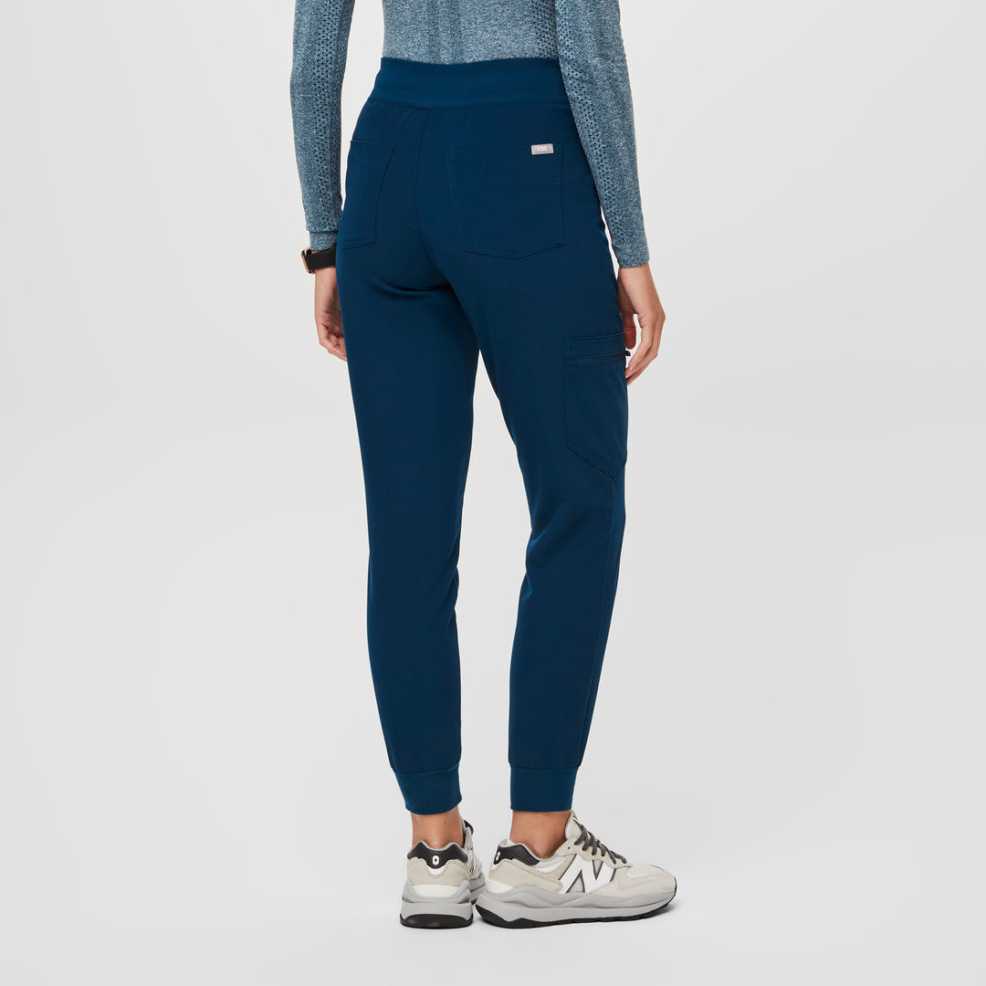 Women’s High Waisted Zamora Jogger Scrub Pants™ Deep Reef · FIGS