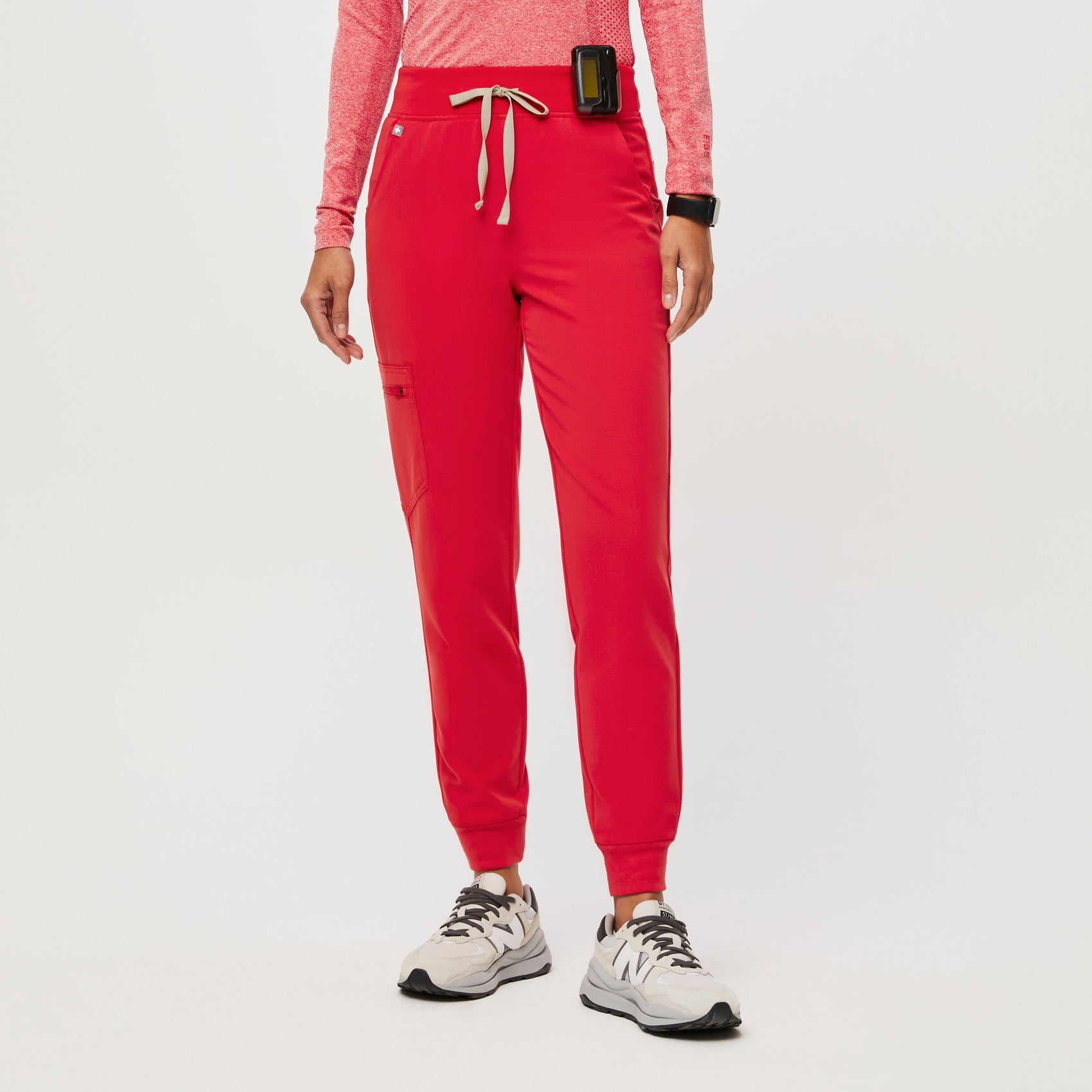 Pantalones deportivos de uniforme m dico cintura alta Zamora para