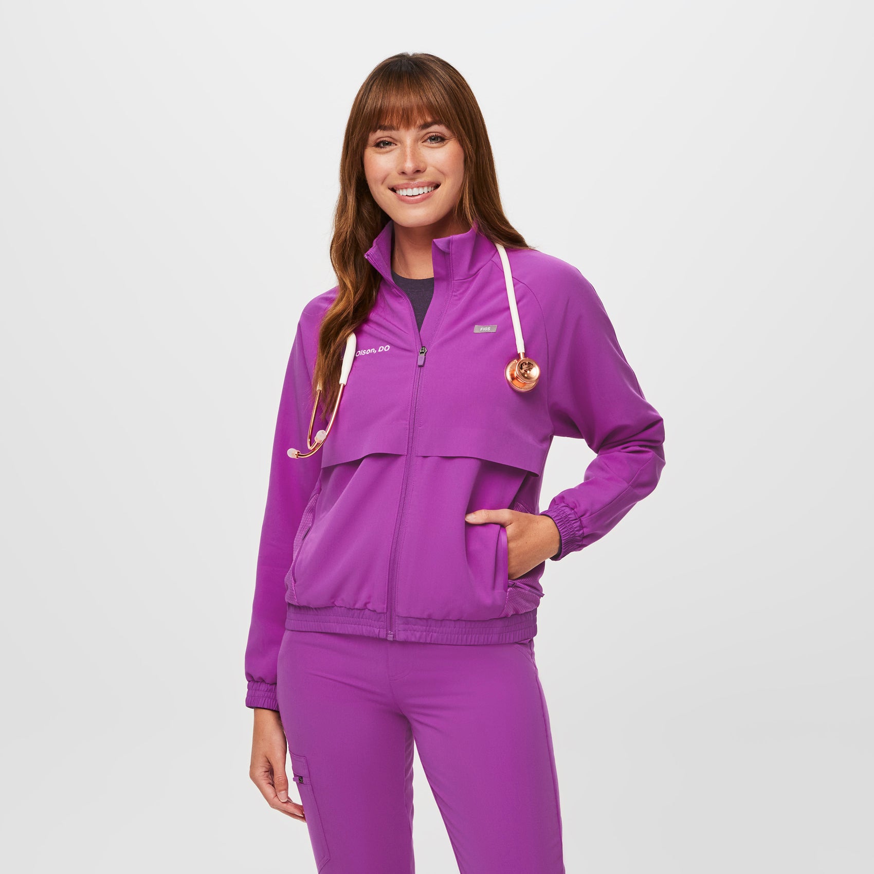 Women’s Sydney Scrub Jacket · FIGS
