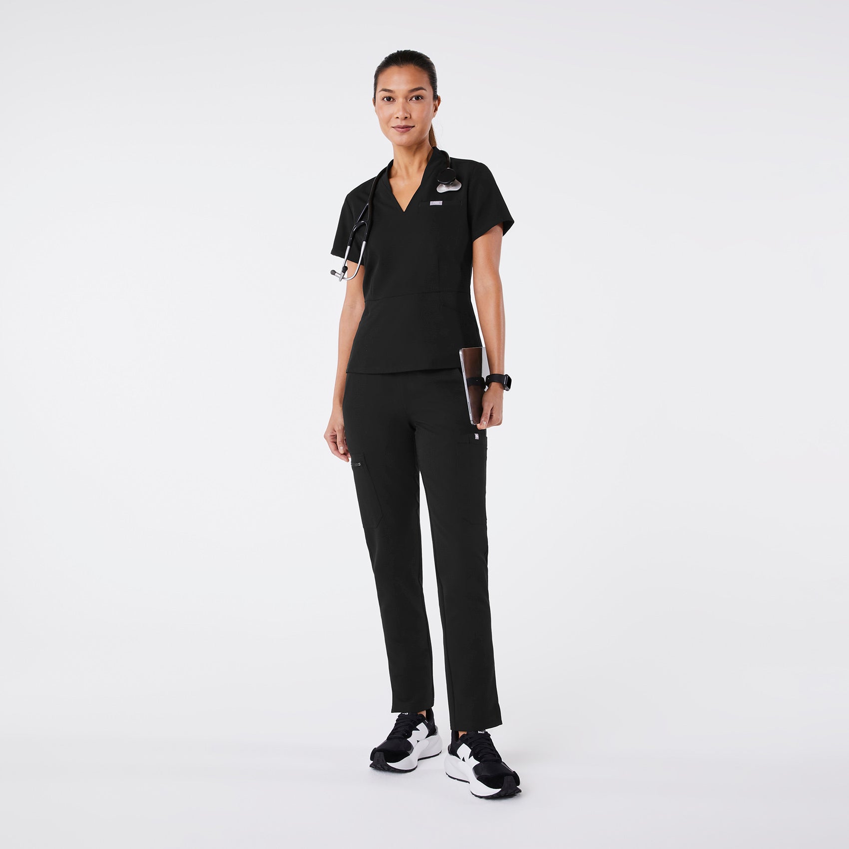 Figs peplum top sale