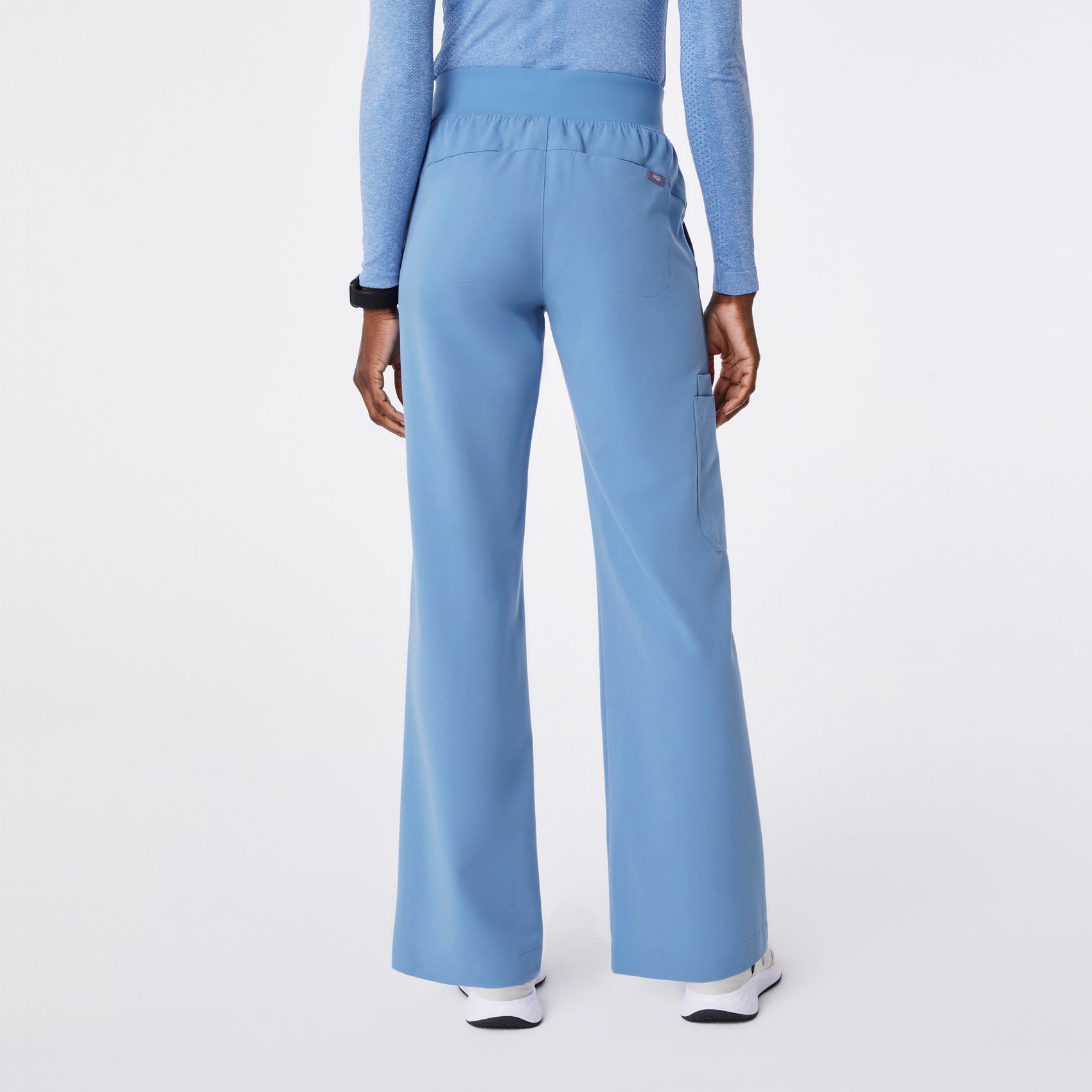 Women’s High Waisted Isabel Wide Leg Scrub Pants Ceil Blue · FIGS — free download
