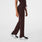 Hoch geschnittene OP-Hose Livingston™ mit geradem Bein Espresso