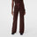 Isabel High-Rise Wide-Leg Scrub Pant - Expresso