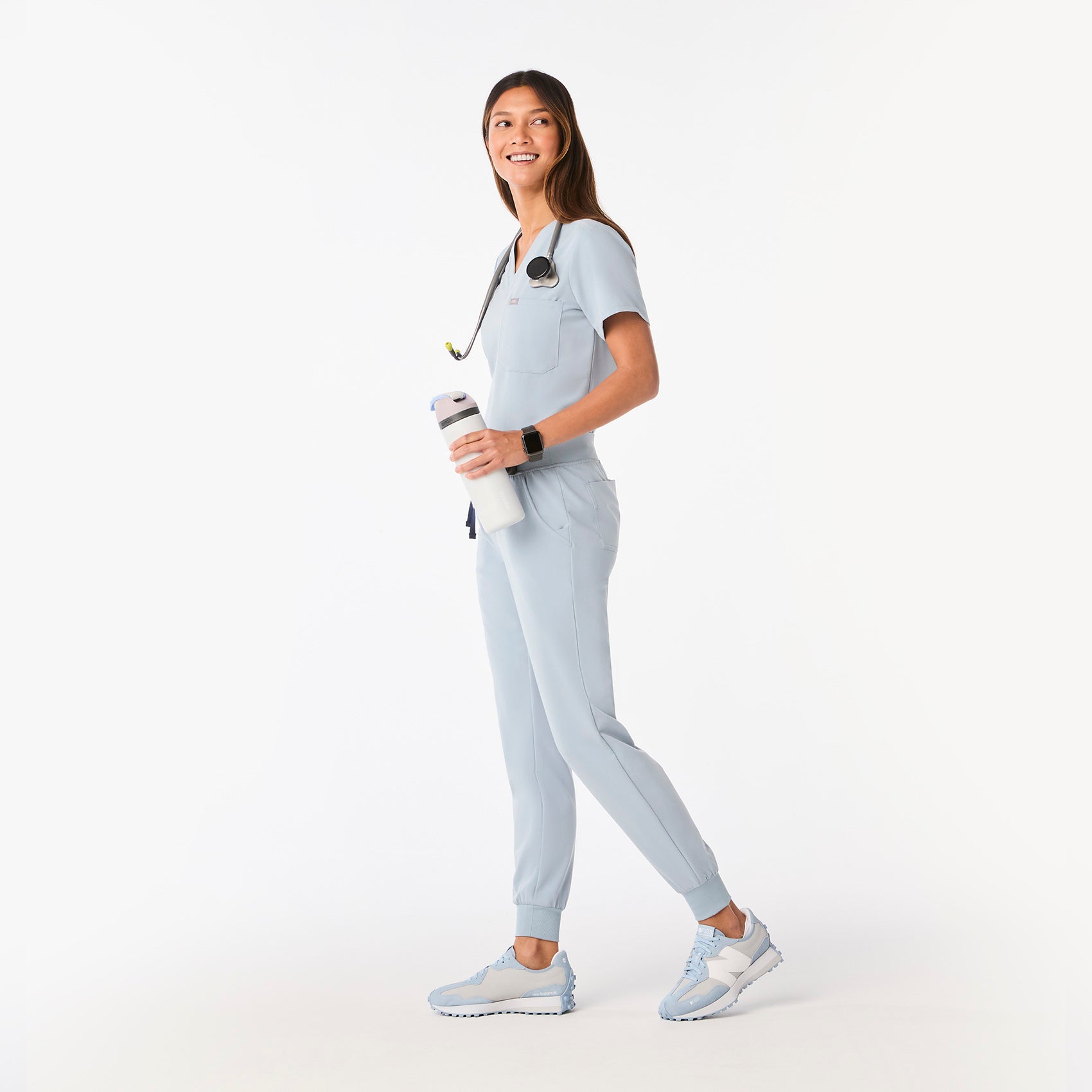 FIGS | New Balance 327 - Dusty Blue