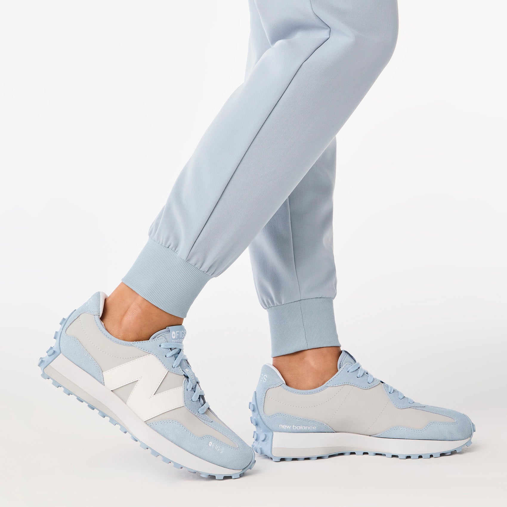 FIGS | New Balance 327 - Dusty Blue