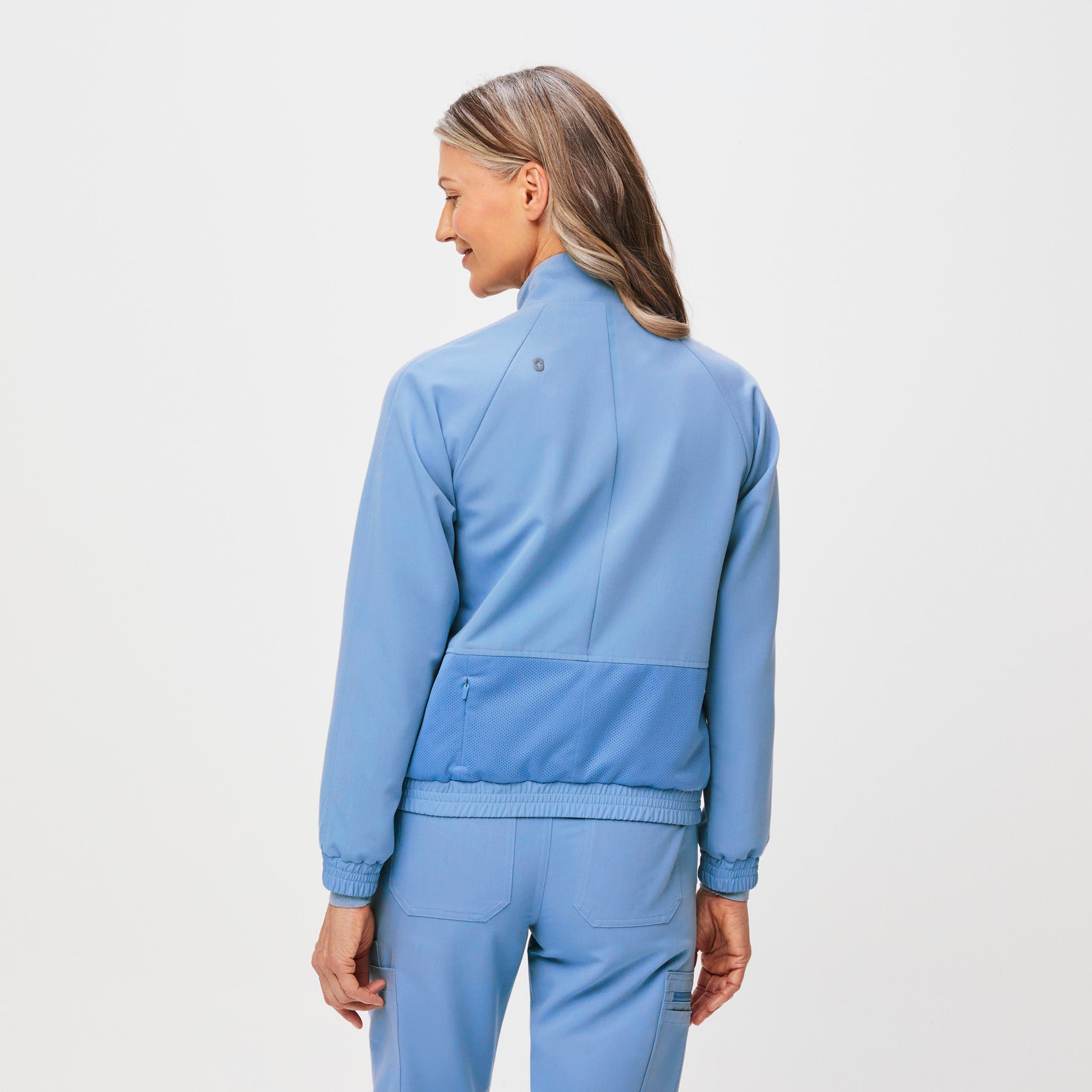 Women’s Sydney Scrub Jacket Ceil Blue · FIGS