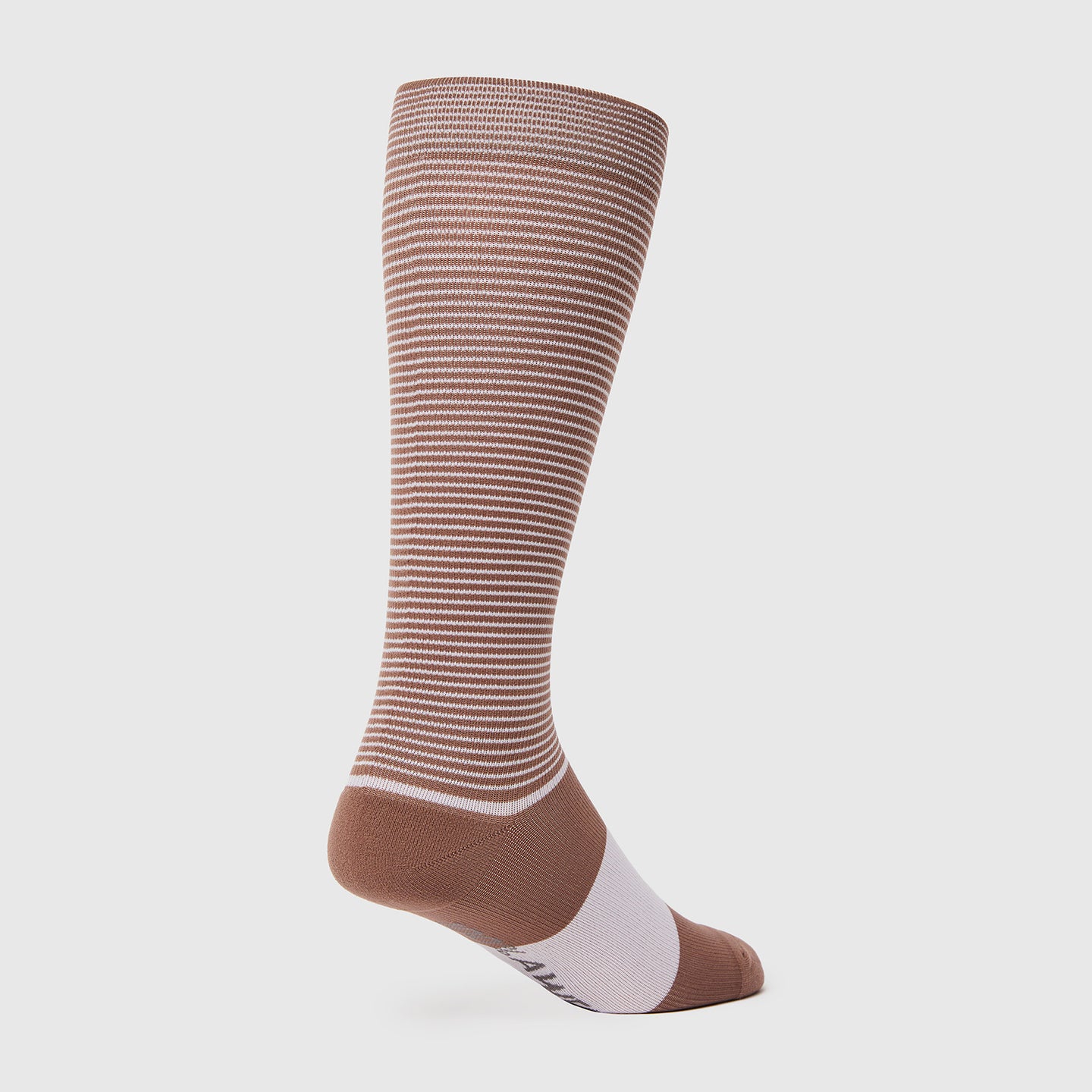 Men's Solid Compressions Socks Double Stripe/Smokey Taupe · FIGS