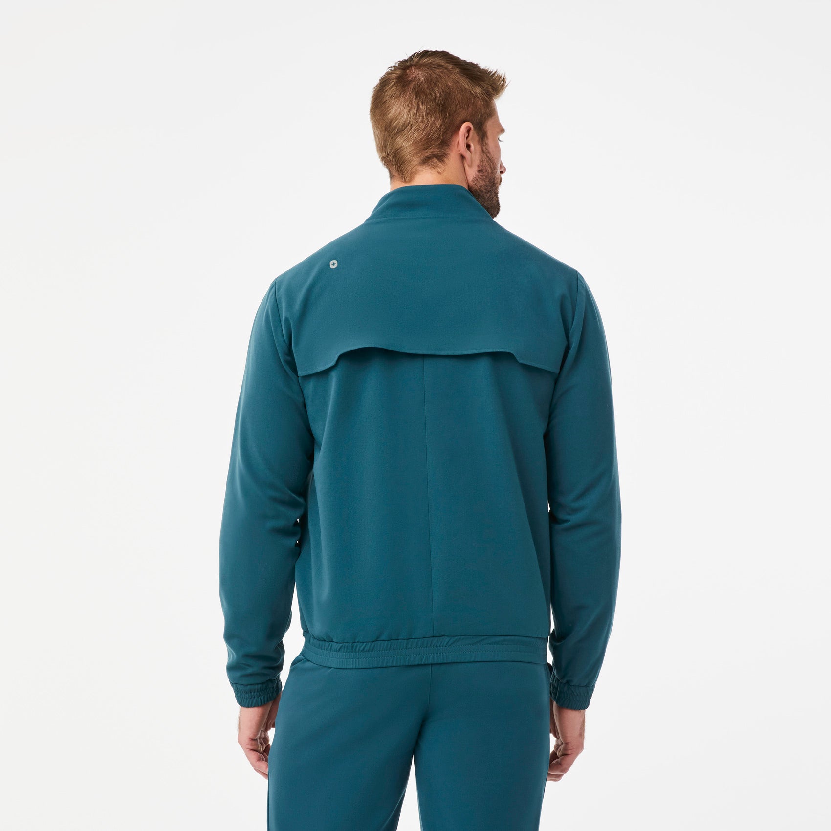 Men s Cobaki Scrub Jacket Caribbean Blue FIGS