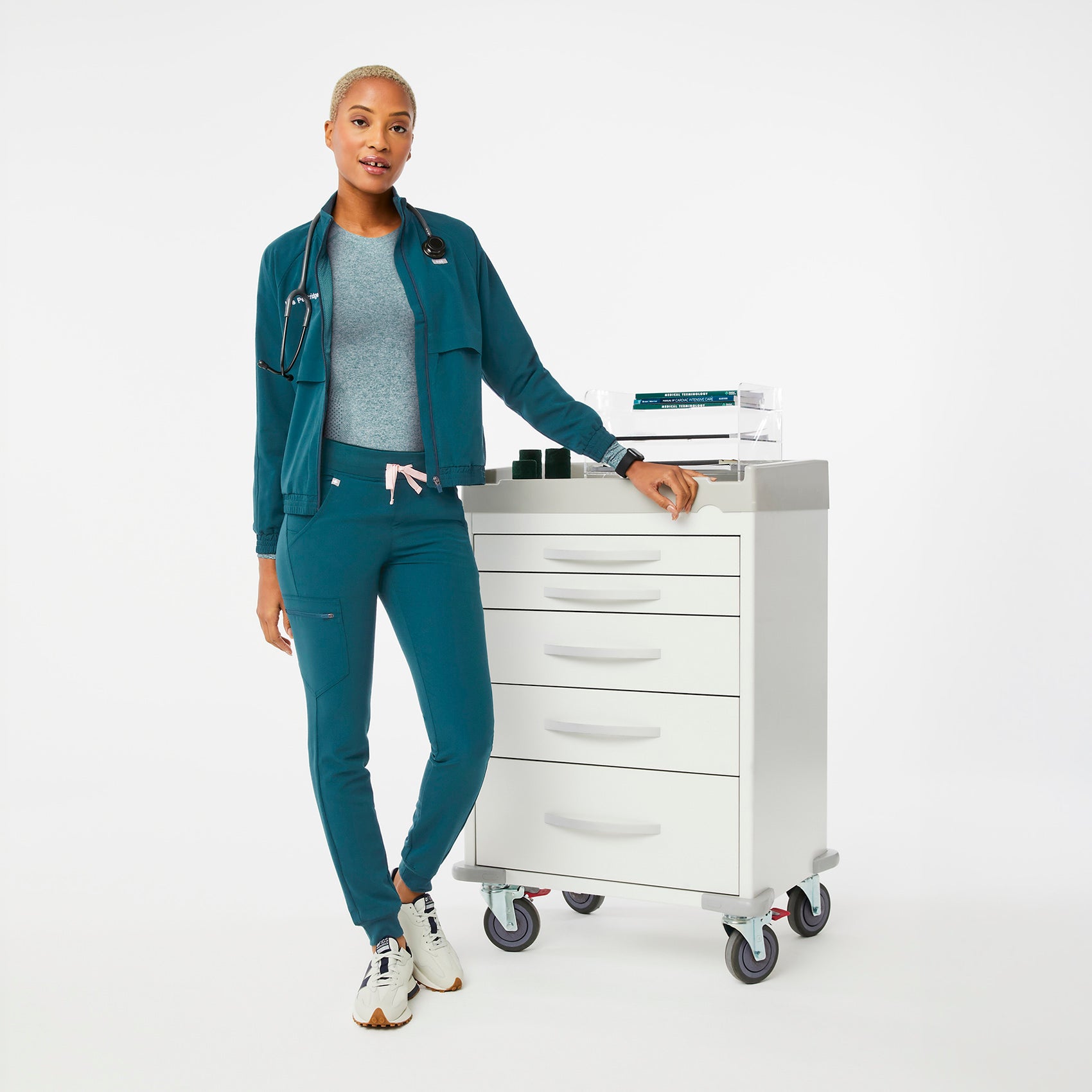 Women's Caribbean Blue Scrubs · FIGS