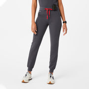 Pantalon d'uniforme médical coupe jogging Zamora™ à taille haute pour femmes