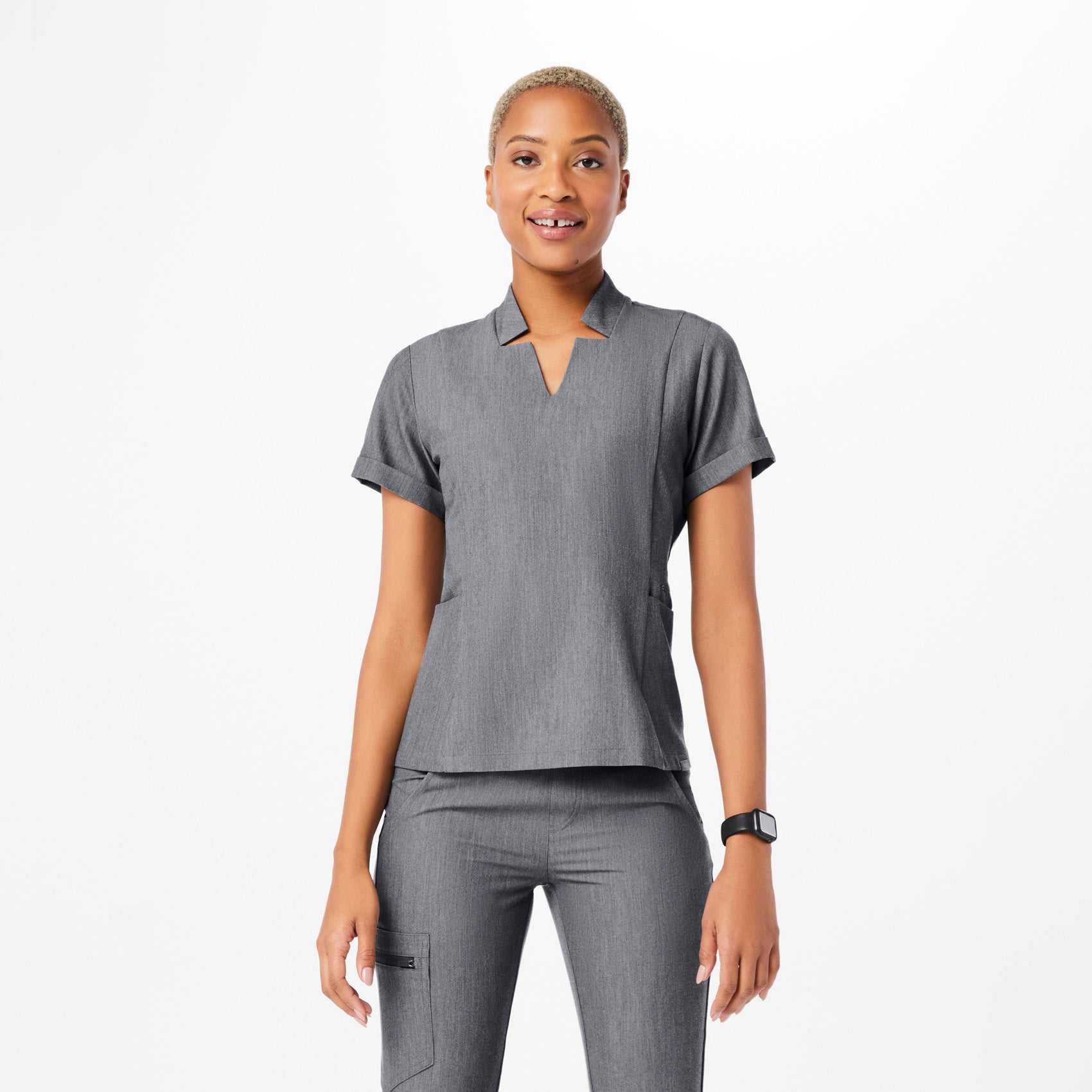 Gray outlet scrub sets