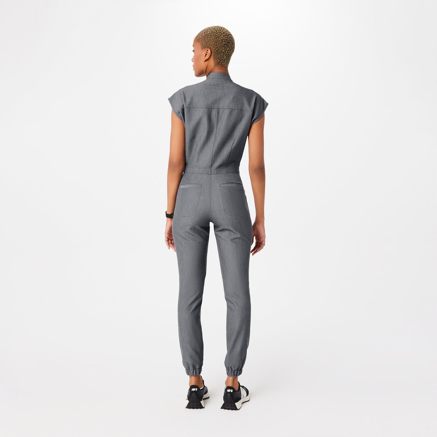 Women’s Rafaela Cargo ScrubJumpsuit™ Graphite · FIGS