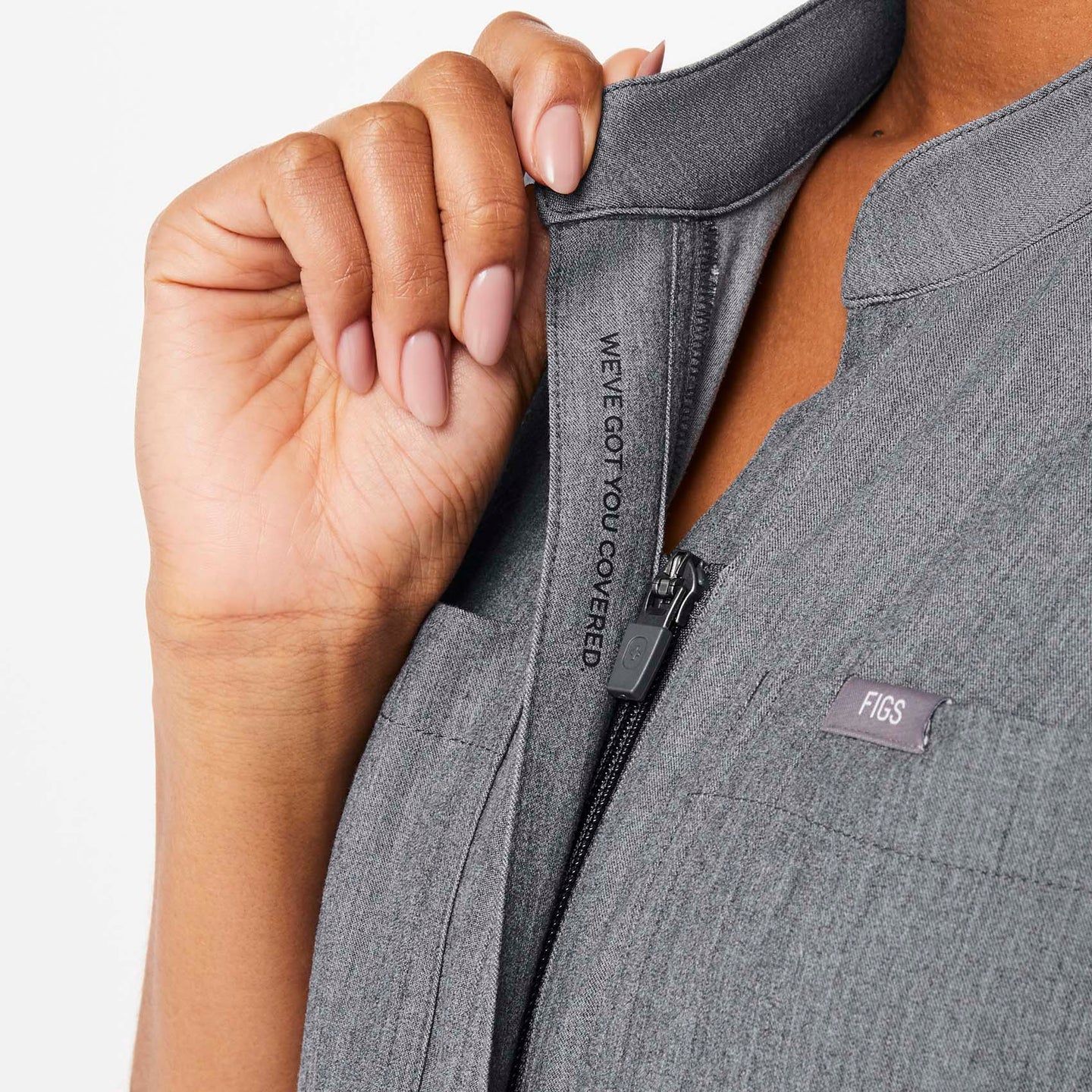 Women’s Rafaela Cargo ScrubJumpsuit™ Graphite · FIGS