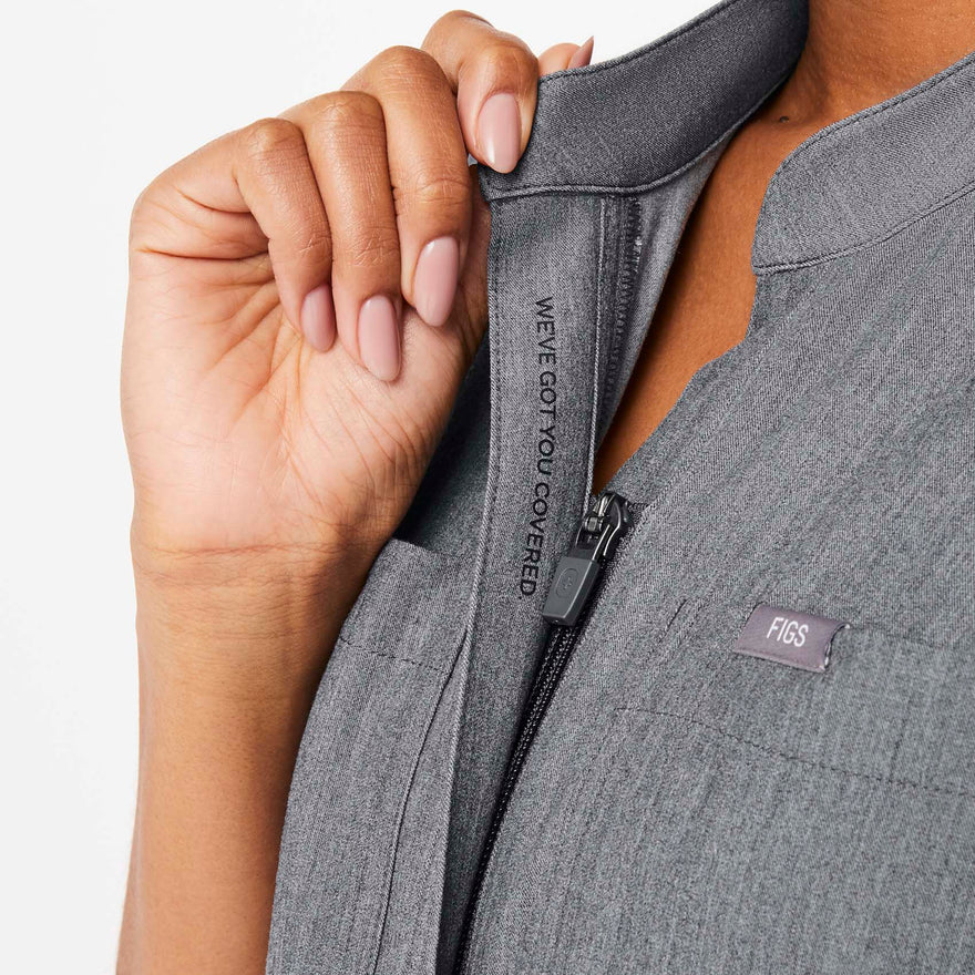 Women’s Rafaela Cargo ScrubJumpsuit™ - Graphite · FIGS