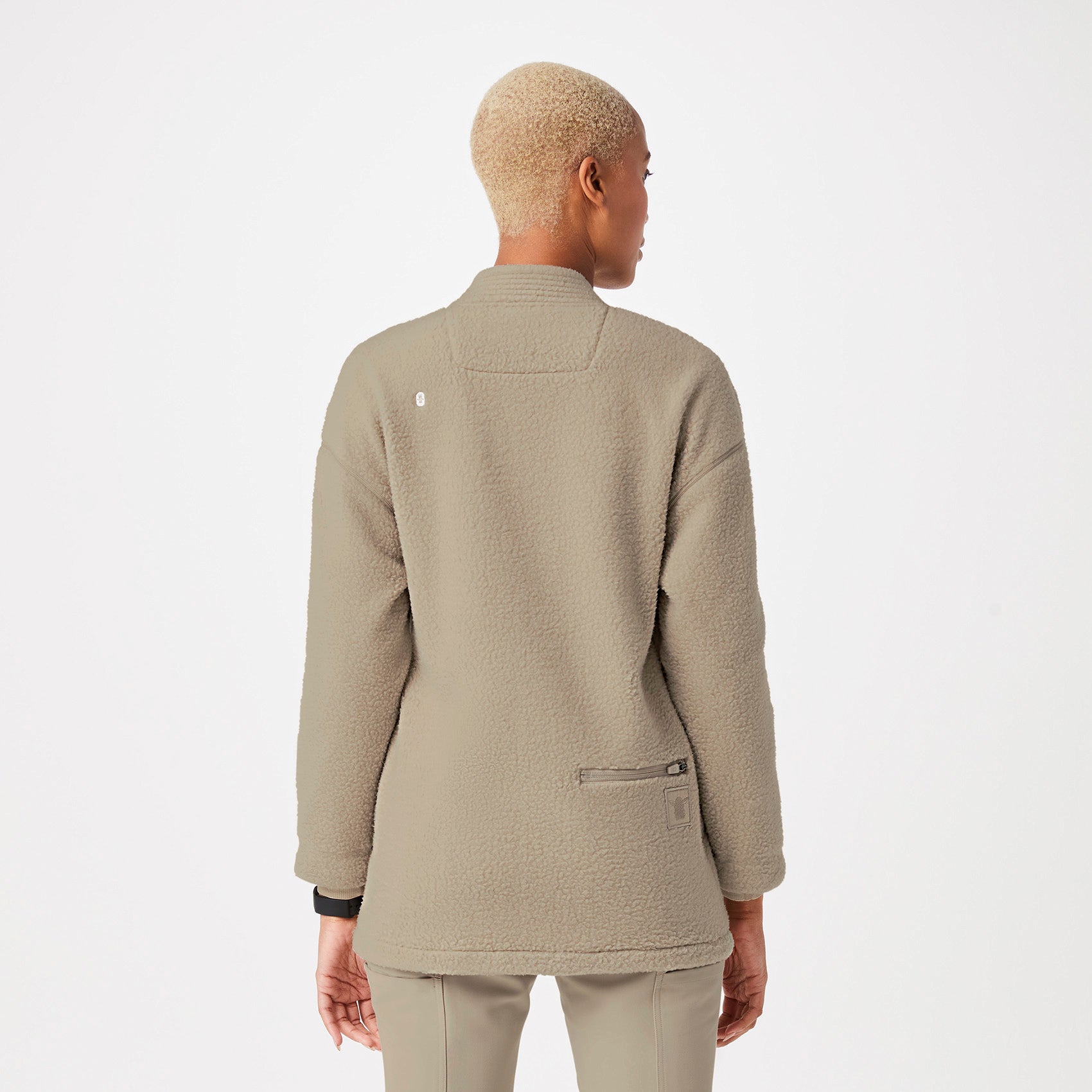 Free people owen contrast sherpa jacket outlet