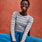 Salta Striped Long-Sleeve Underscrub - Harbor Grey