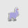 FIGS | V Coterie Trauma Llama Enamel Pin