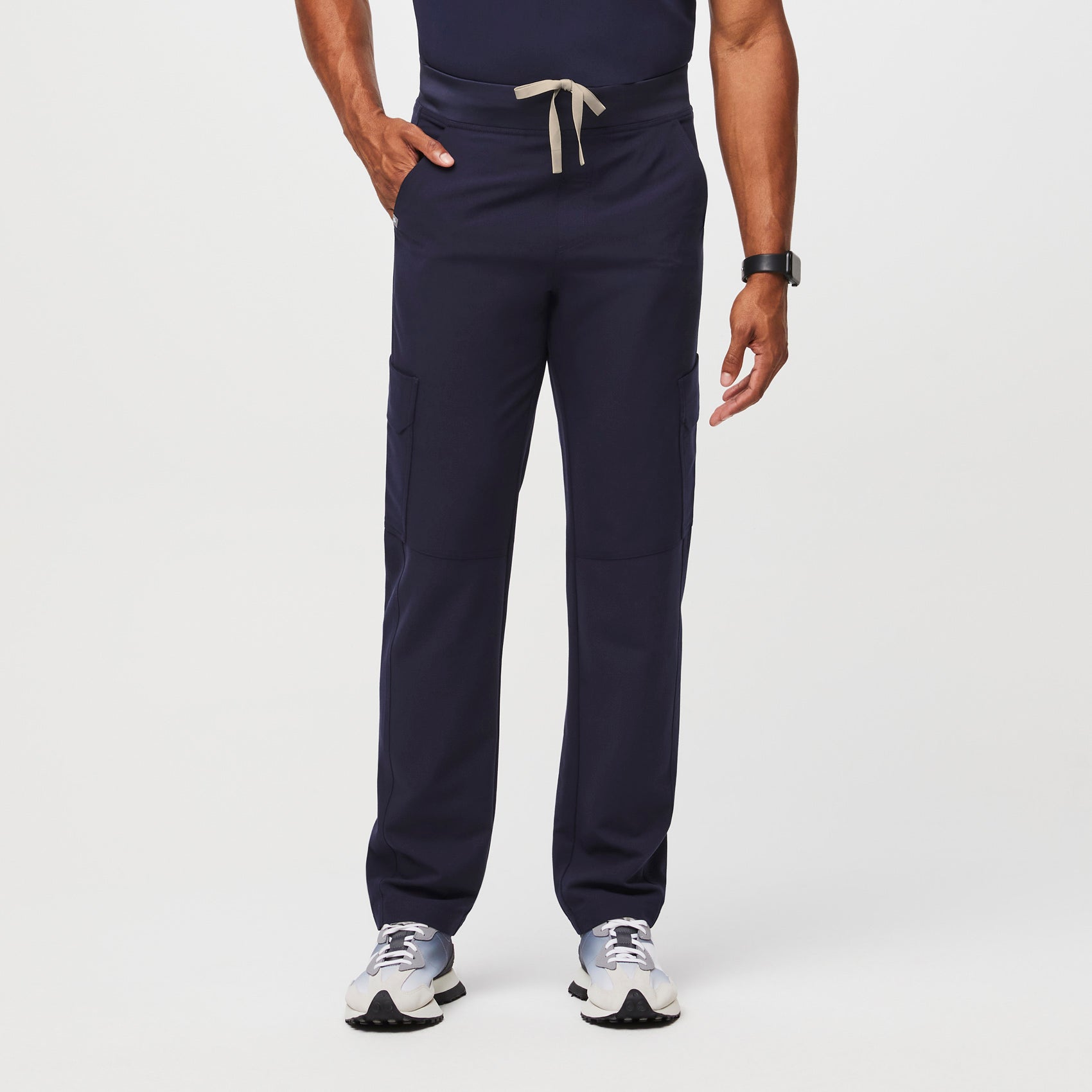 Pantalon cargo azul clearance marino hombre