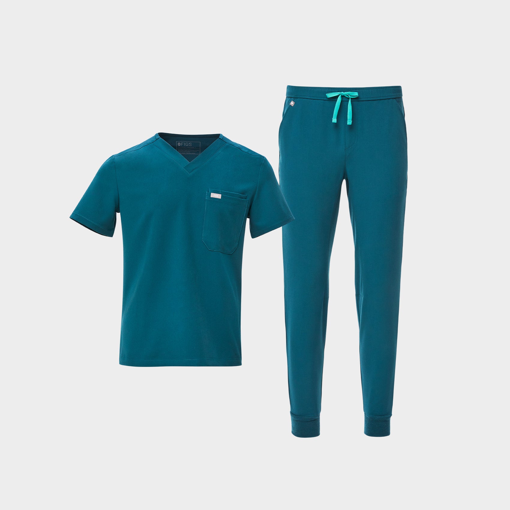 Men's Caribbean Blue Scrubs · FIGS