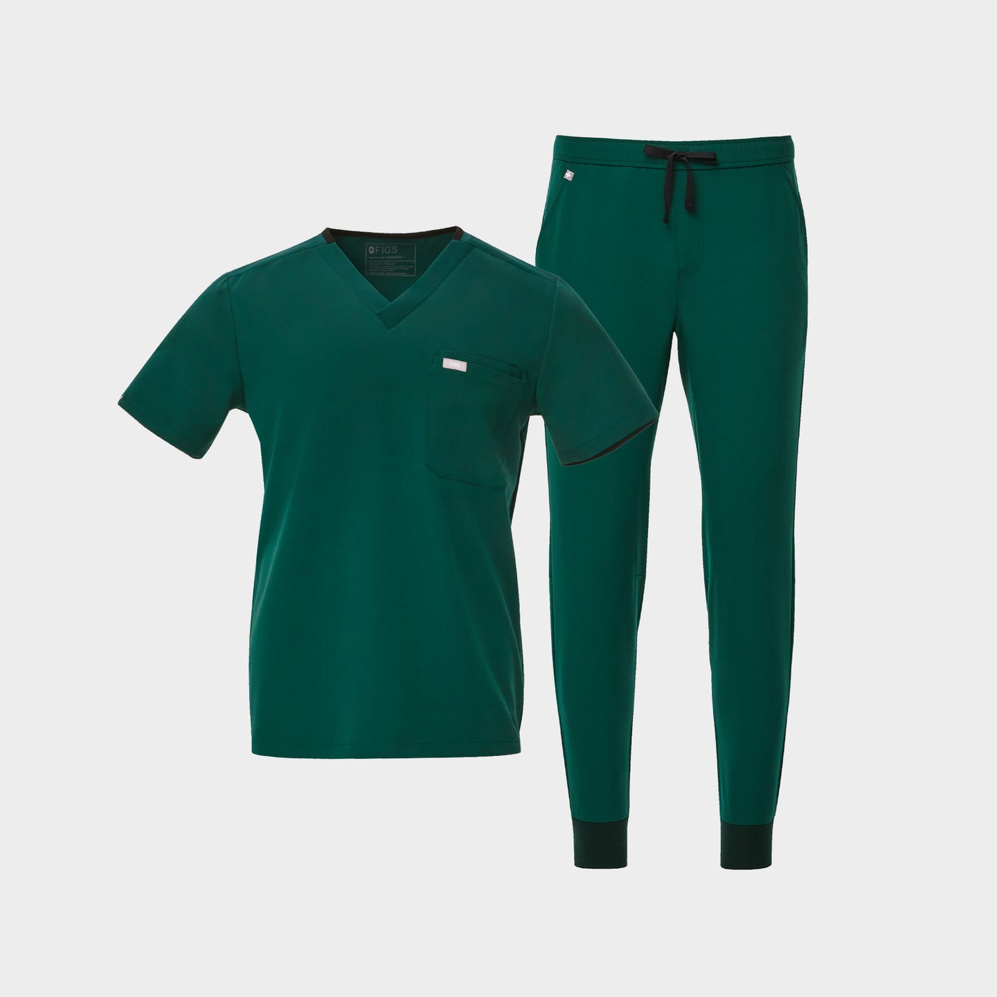 Men's Forest Green Scrubs · FIGS