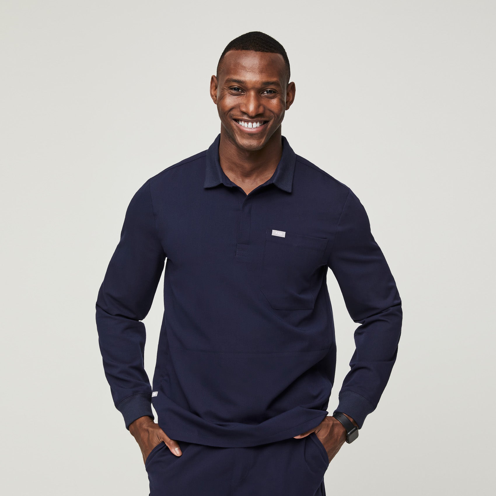 Long sleeve clearance scrubs tops