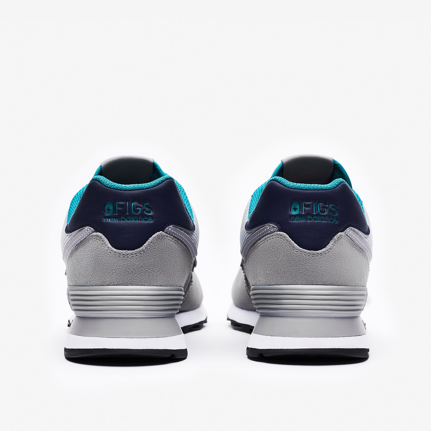 Zapatillas new balance on sale ml574 gris azul rojo