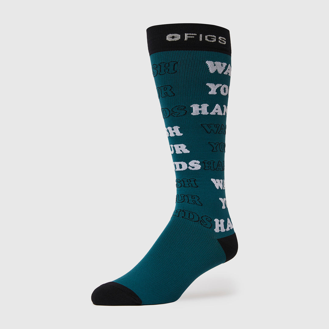 Men's Wash Your Hands Compression Socks · FIGS