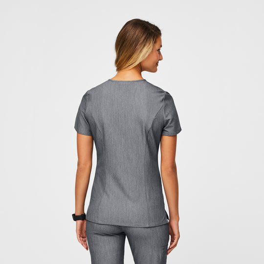 Women’s Slim Catarina OnePocket Scrub Top™ Graphite · FIGS