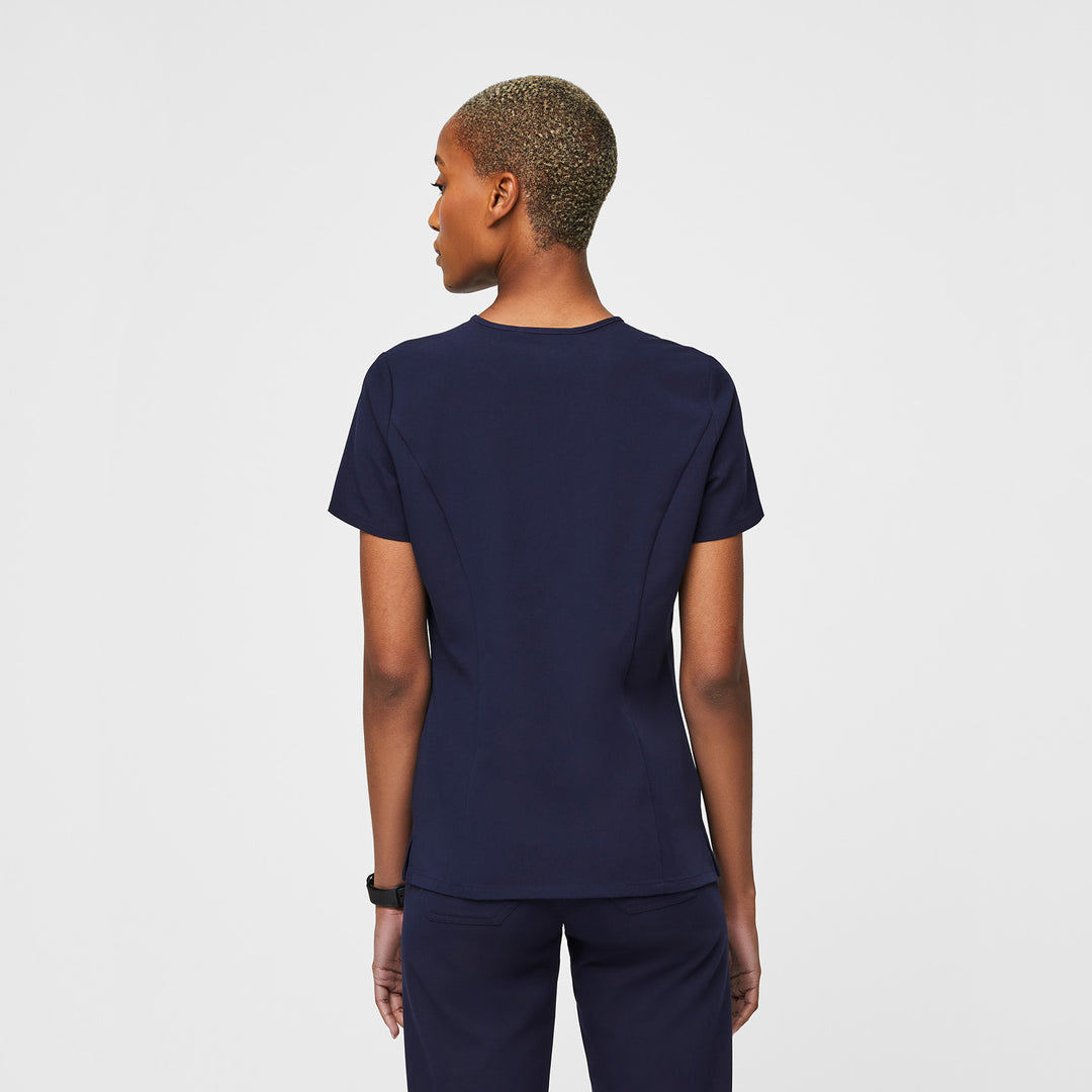 Women’s Slim Catarina OnePocket Scrub Top™ Navy · FIGS