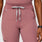 Pantalón deportivo de uniforme médico de tiro alto Zamora™ Mauve