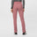 Pantalón de uniforme médico slim de tiro alto Yola™ Mauve