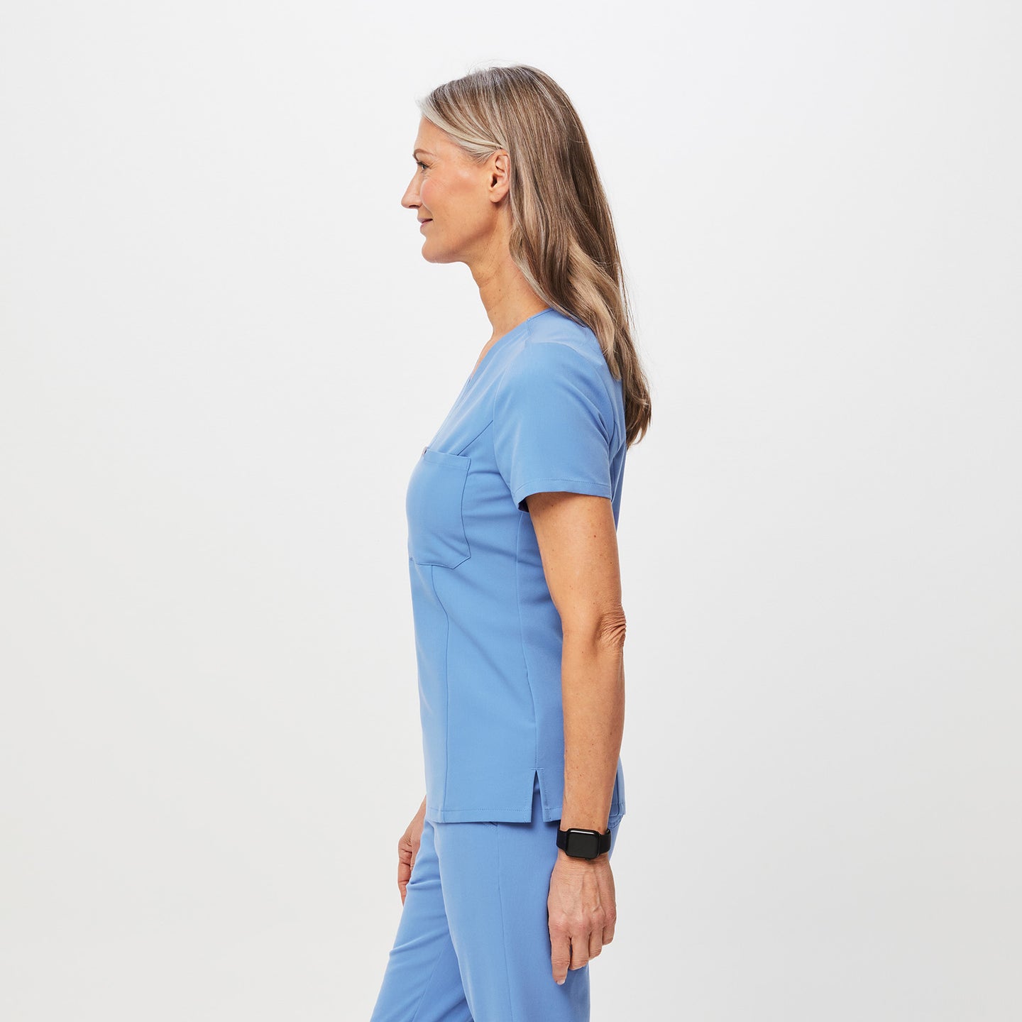 Women’s Slim Catarina™ OnePocket Scrub Top Ceil Blue · FIGS