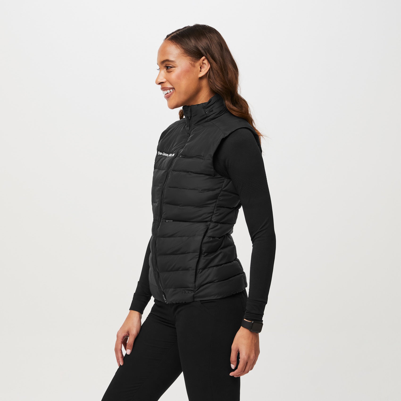 Womens black clearance down vest
