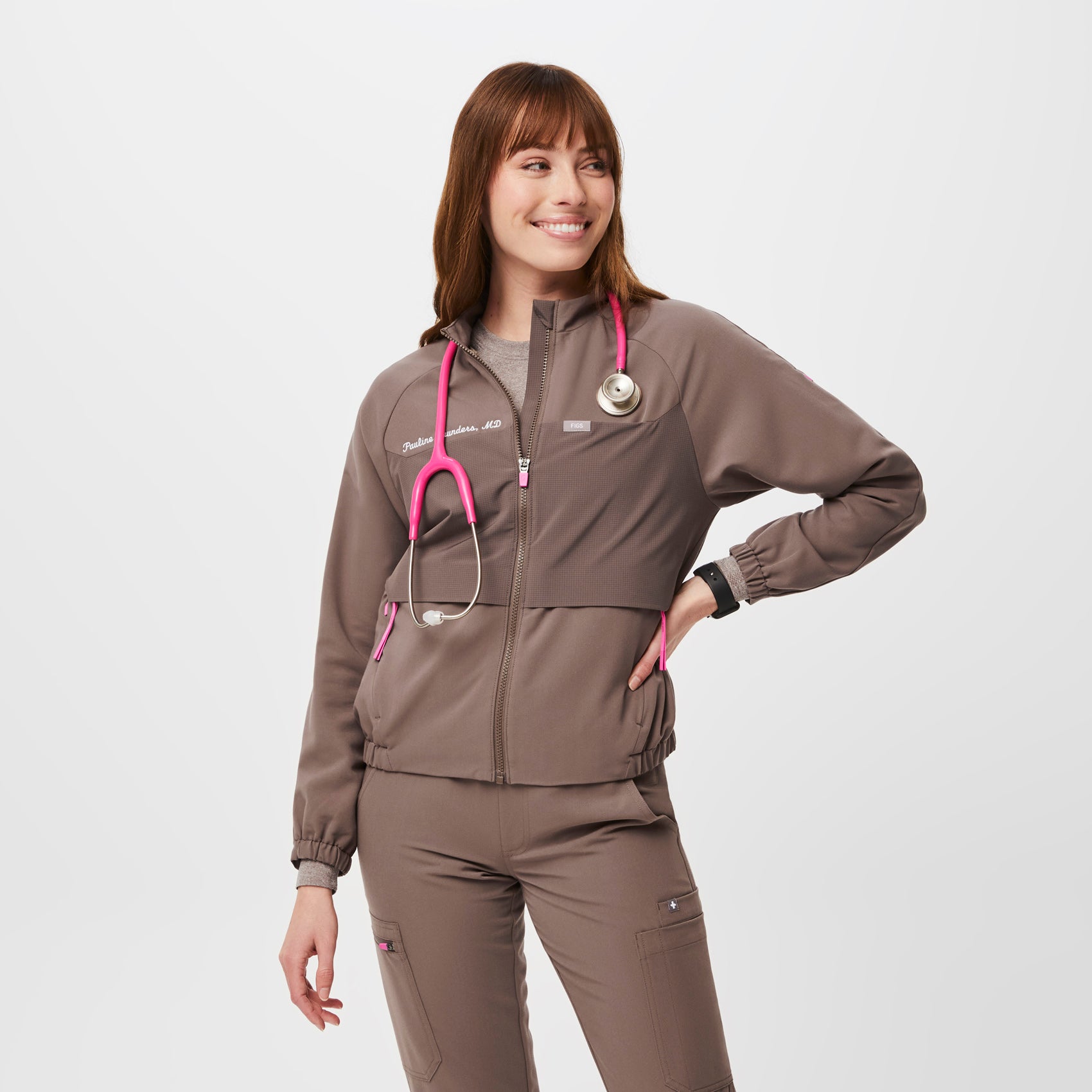 Women’s Sydney Double Utility Scrub Jacket · FIGS