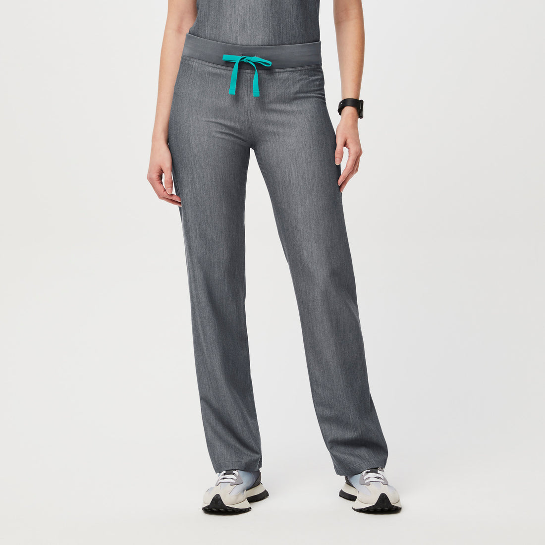 Women's Livingston Straight-Leg Scrub Pant™ - Graphite · FIGS