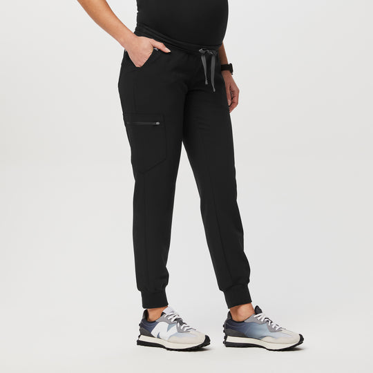 Zamora™ Maternity Jogger Scrub Pants Black · FIGS