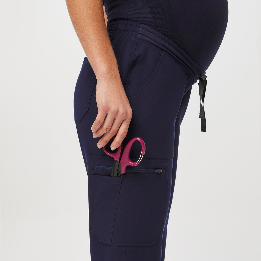 Yola™ Maternity Slim Scrub Pants Navy · FIGS