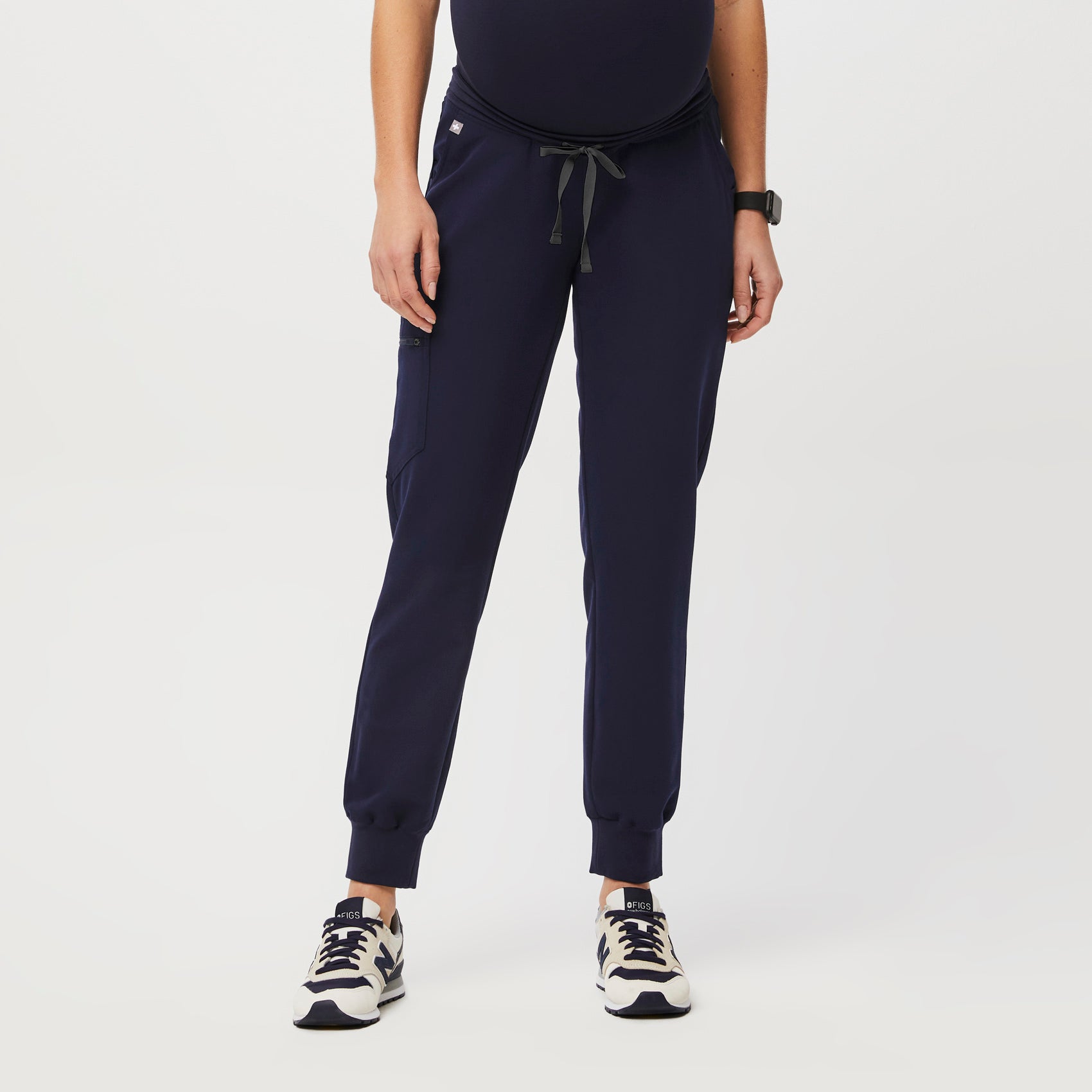 Pantalon de tenue m dicale de la maternit Zamora BLEU MARINE