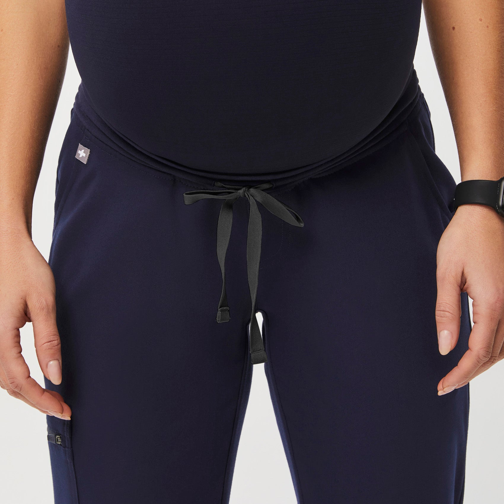 Zamora™ Maternity Jogger Scrub Pants Navy · FIGS