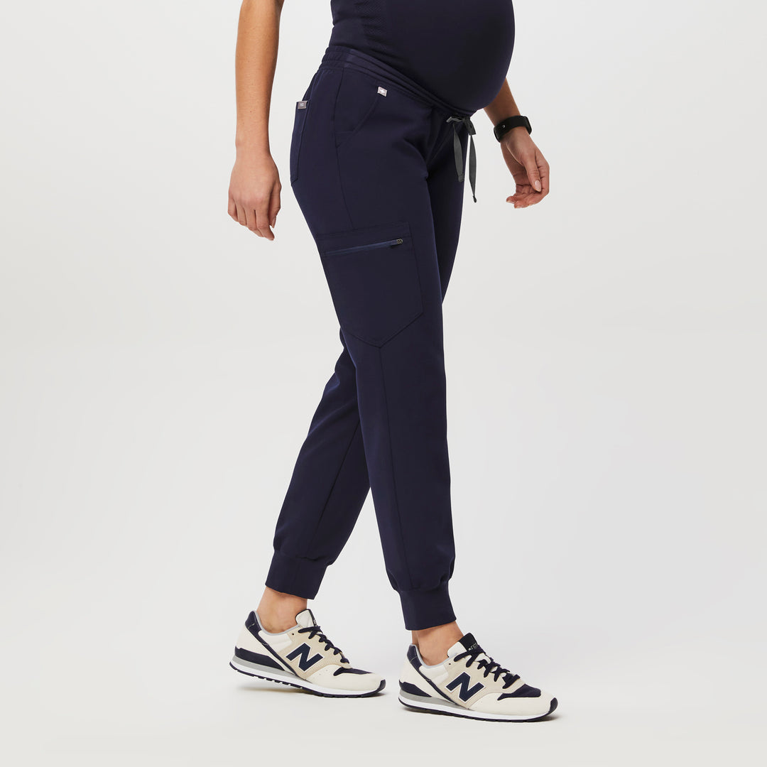 Zamora™ Maternity Jogger Scrub Pants Navy · FIGS