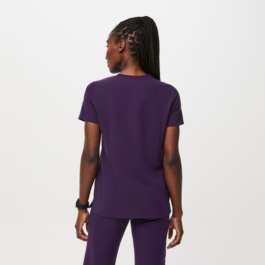 Women's Casma ThreePocket Scrub Top™ Purple Jam · FIGS