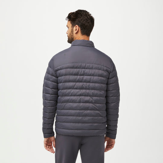 Men’s OnShift Packable Puffer Jacket™ Charcoal · FIGS