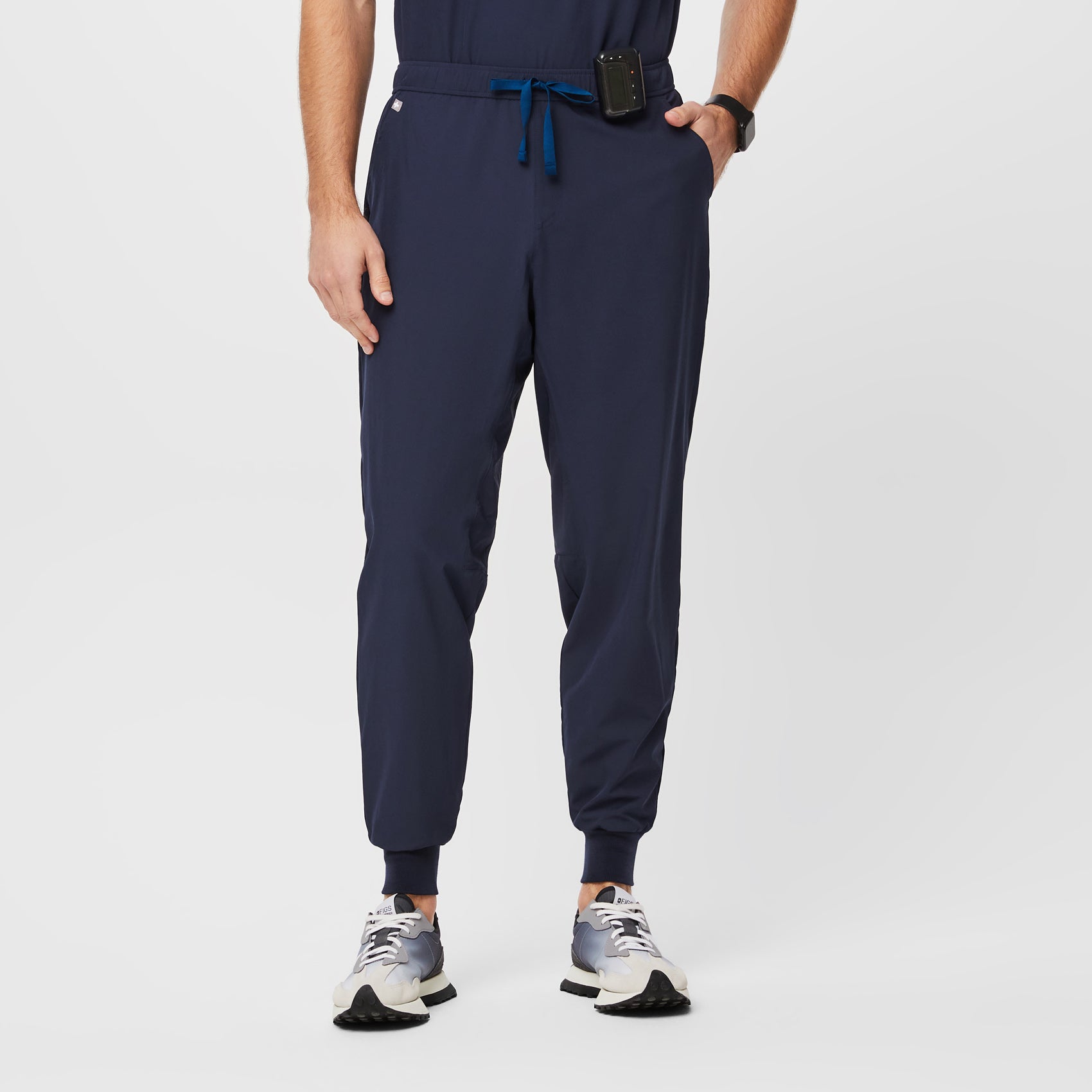 Men s Tansen FREEx Lined Jogger Scrub Pants Navy FIGS