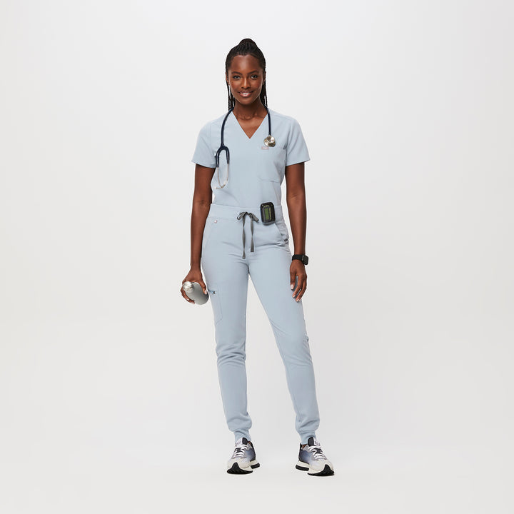 Women's Dusty Blue Scrubs · FIGS