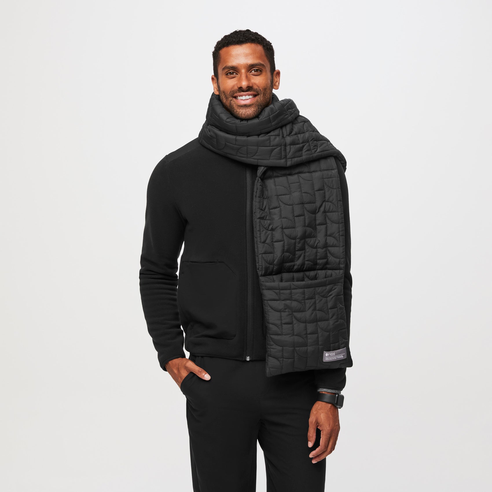 Puffer Green Scarf – Tapis Noir