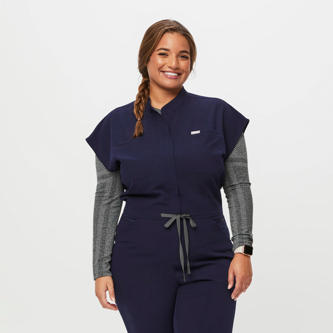 Women's Navy Scrubs Premium Medical Uniforms & Apparel · FIGS
