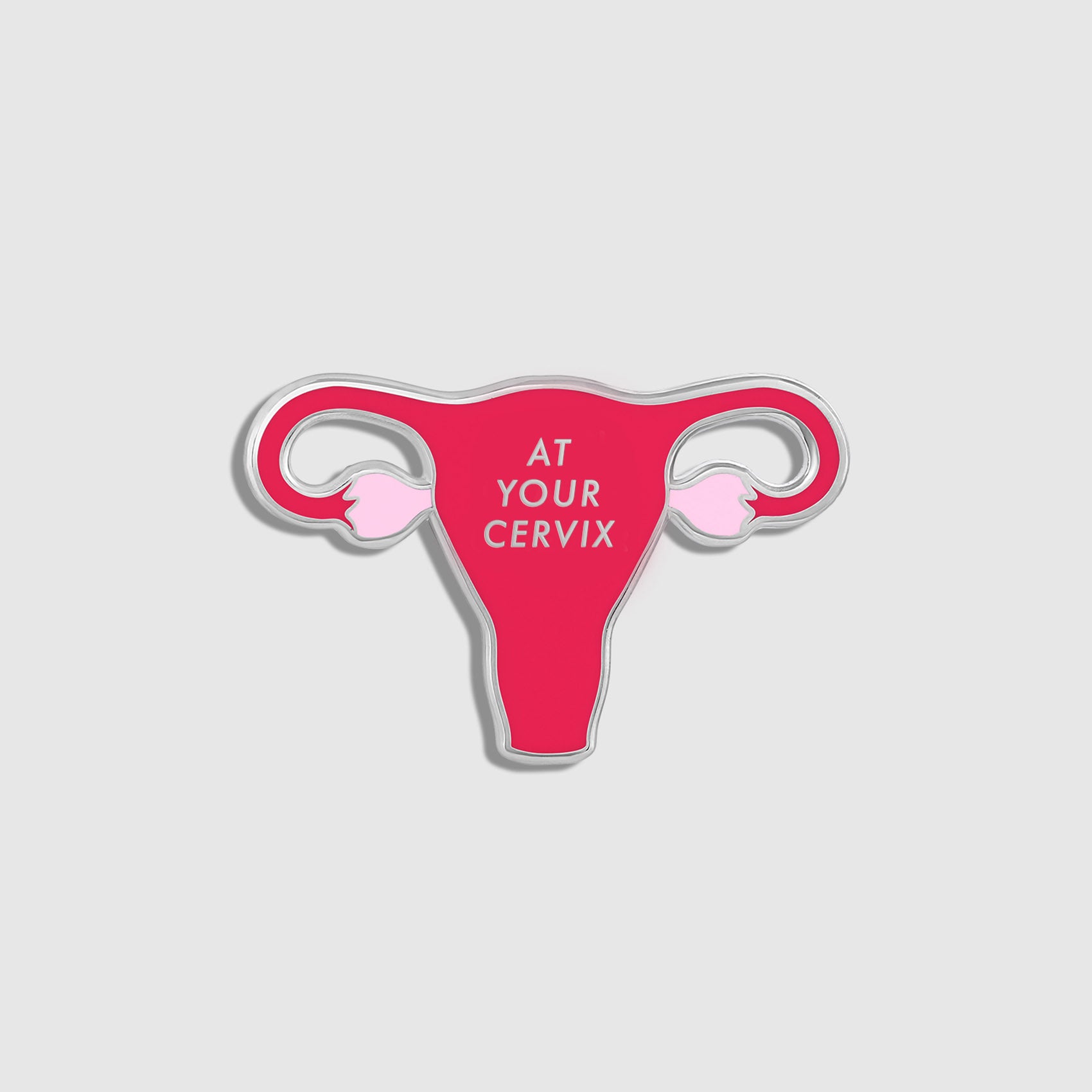 FIGS V Coterie At Your Cervix Enamel Pin