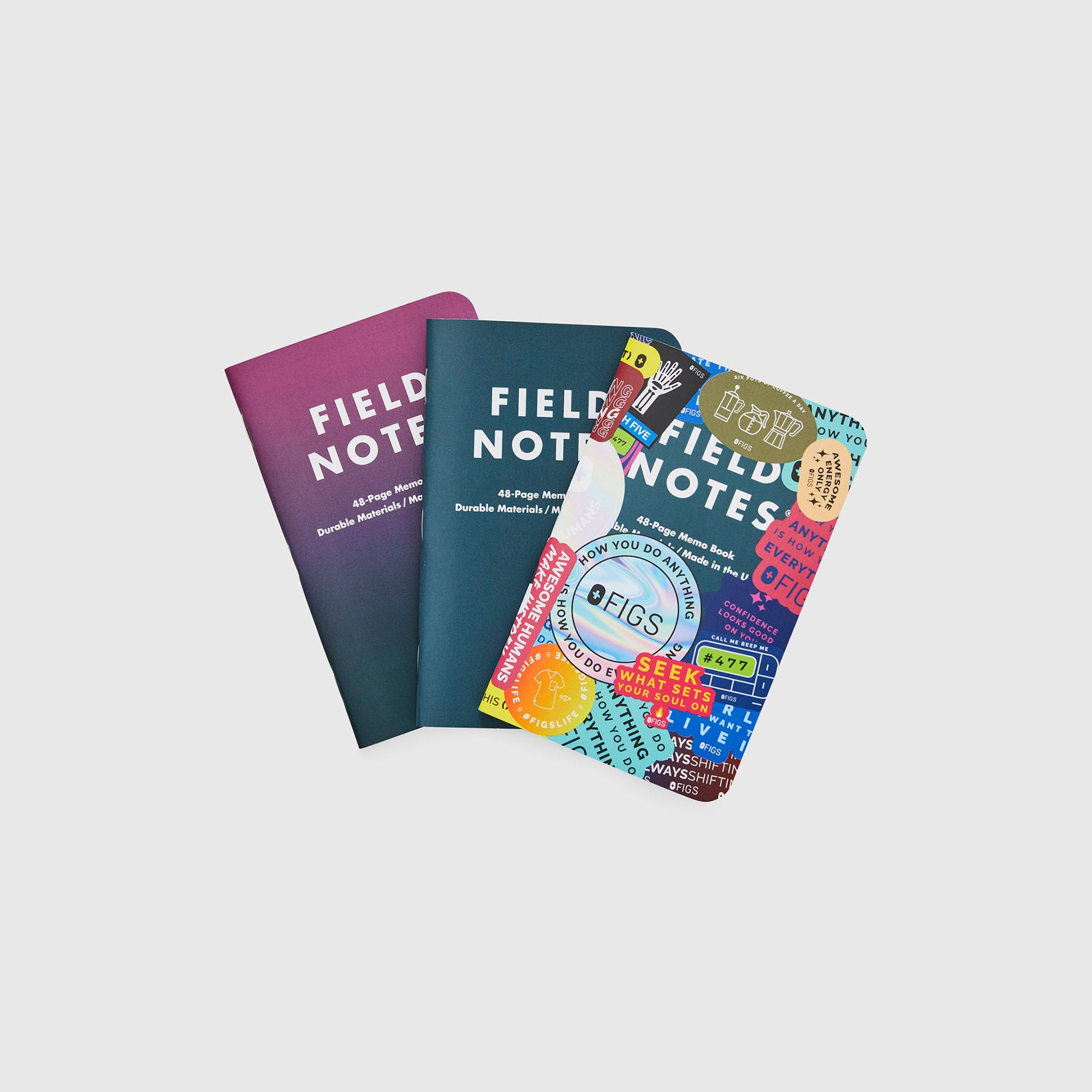 FIGS  Field Notes Notebooks - Caribbean Blue