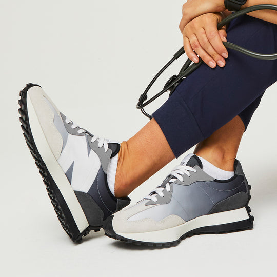 FIGS New Balance 327 Ombre Grey