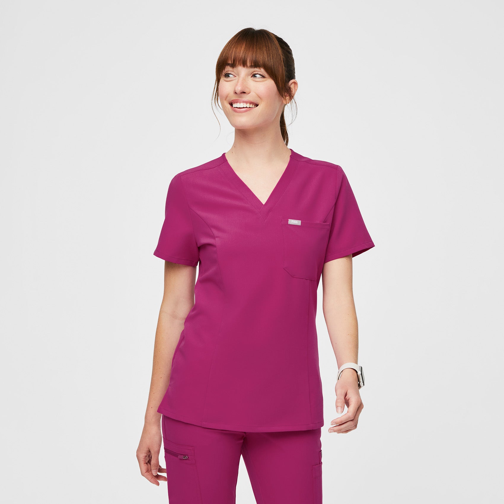 Scrub Pants For Women FIGS Catarina Scrub Top Women's V-Neck